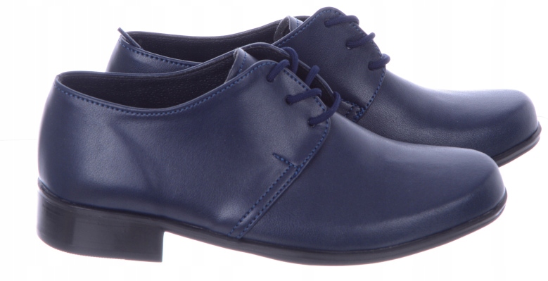 Buty Chłopięce Komunia Wizytowe Granatowe 38