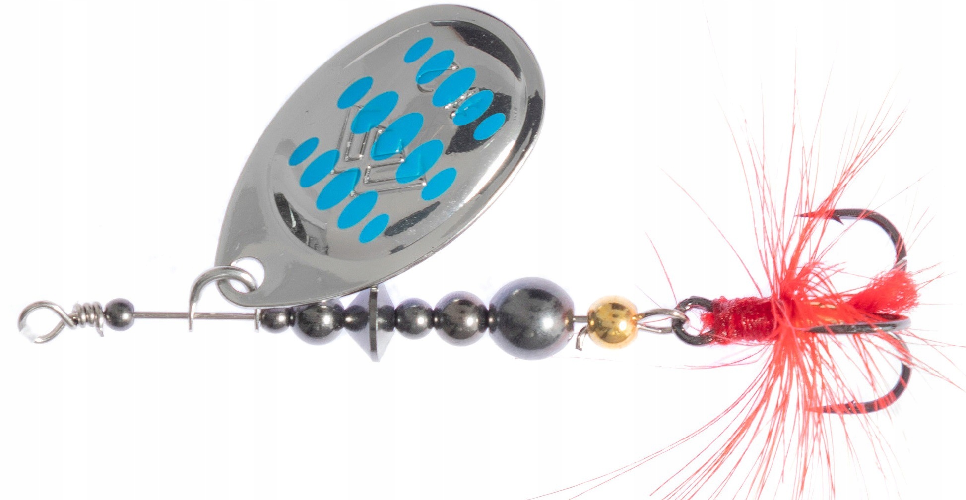 Błystka Obrotowa Mikado Hypnotic nr 1 Silver Blue
