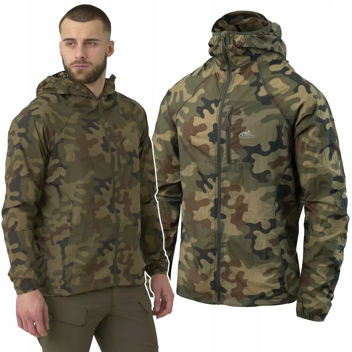 Přechodová Bunda Větrovka Tramontane Windpack Helikon Pl Woodland Xs