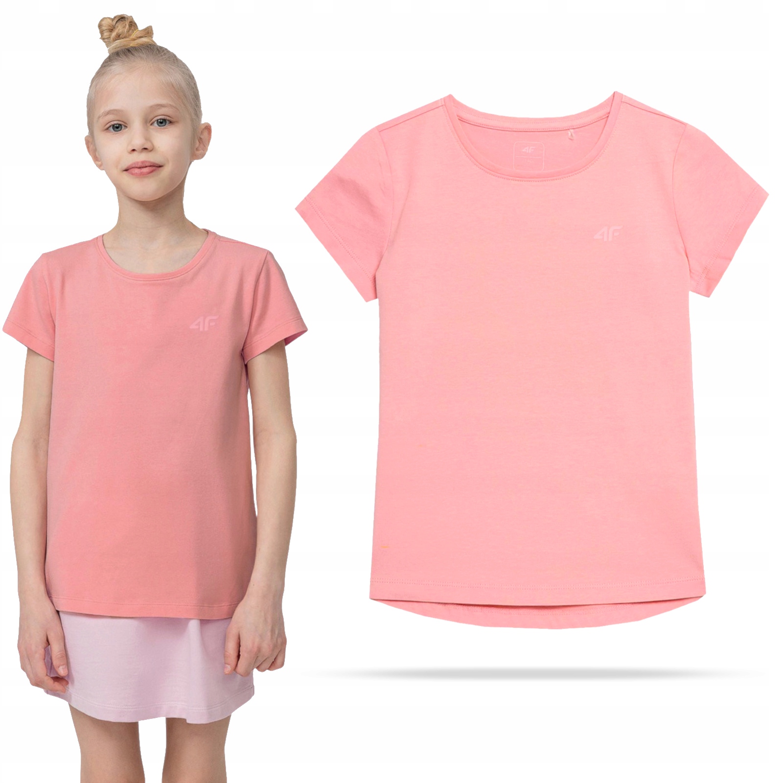 

Koszulka Dziewczęca 4F T-Shirt Bawełniany 152