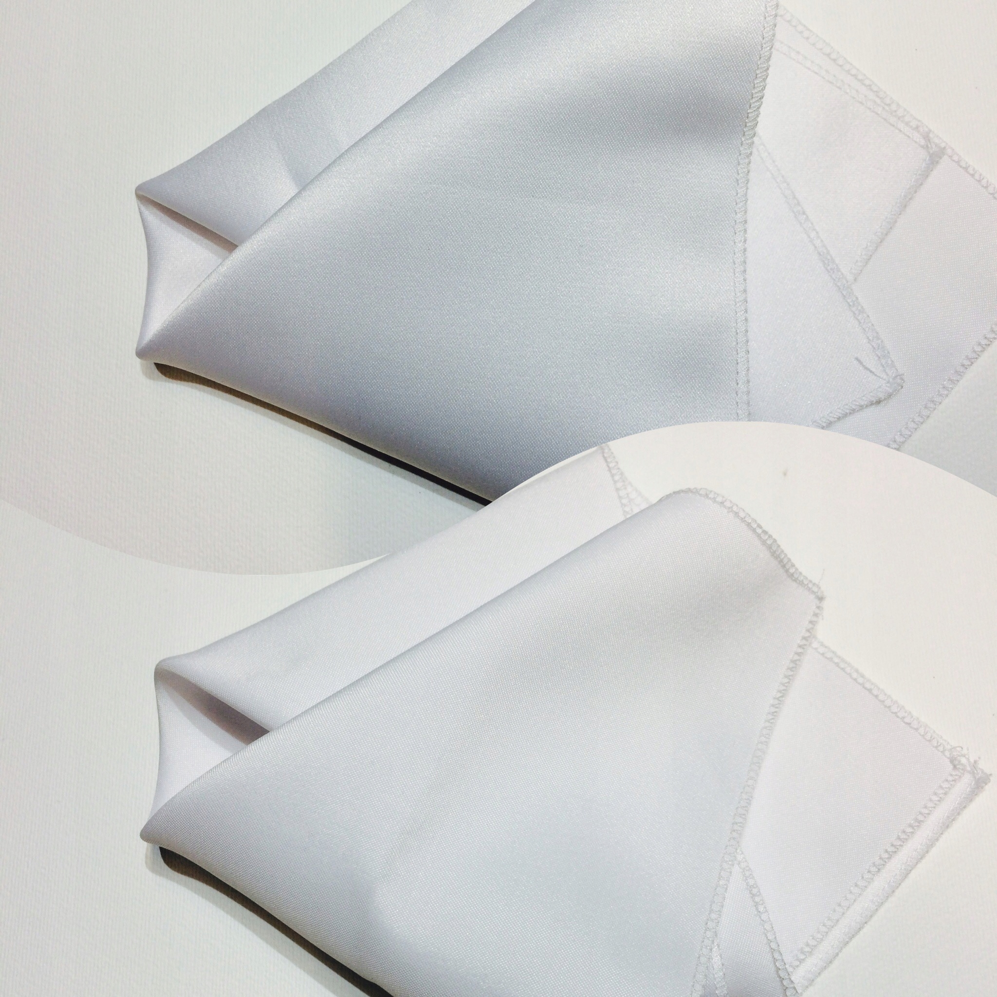 BIAŁA BUSINESS POSZETKA CHUSTECZKA WYPUSTKA