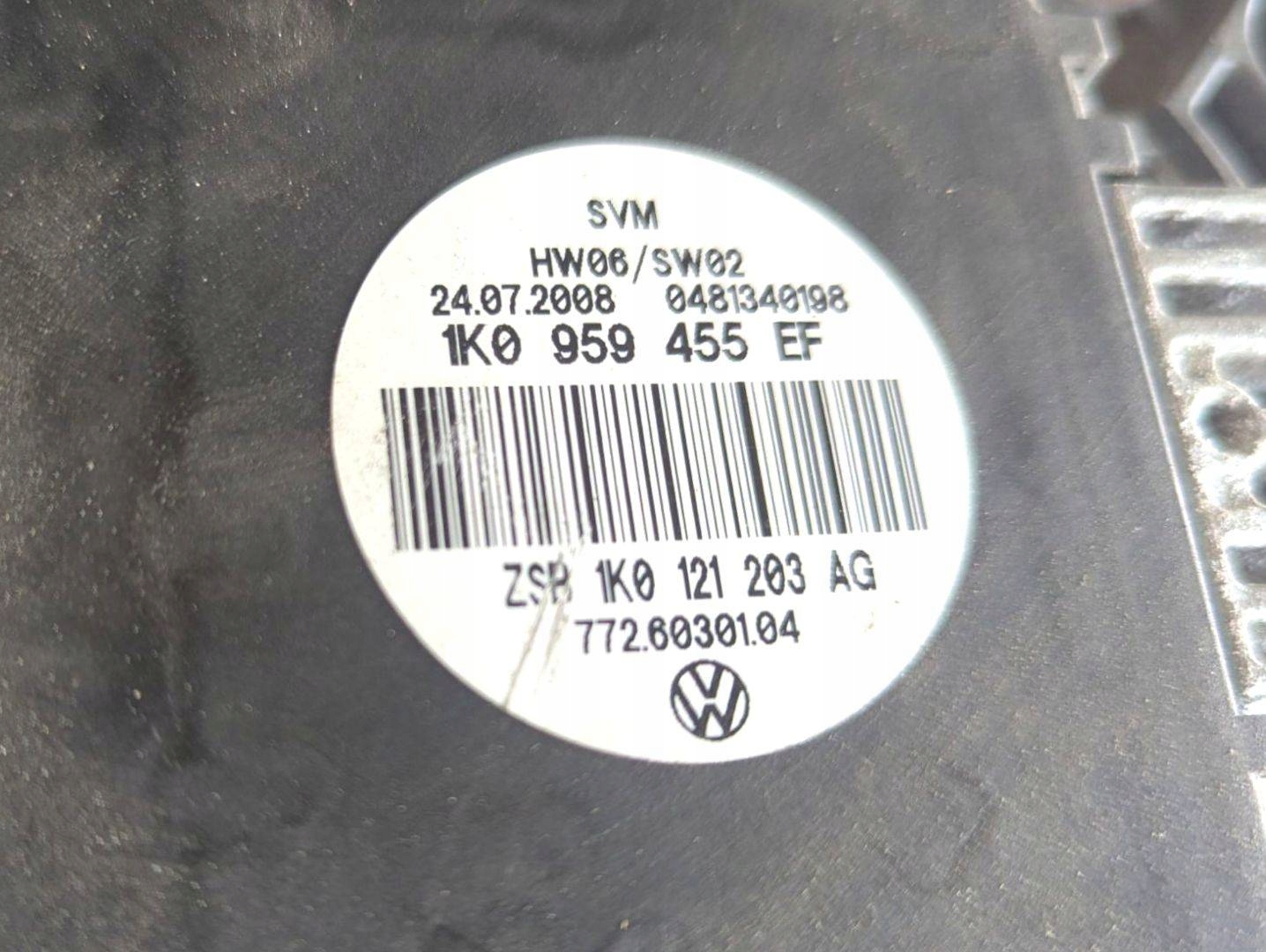ventilátor chladiče Volkswagen Golf 5 2008 1K0121205AA