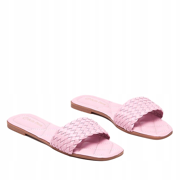 

Fioletowe Klapki Na Plaskim Obcasie Cocota 40