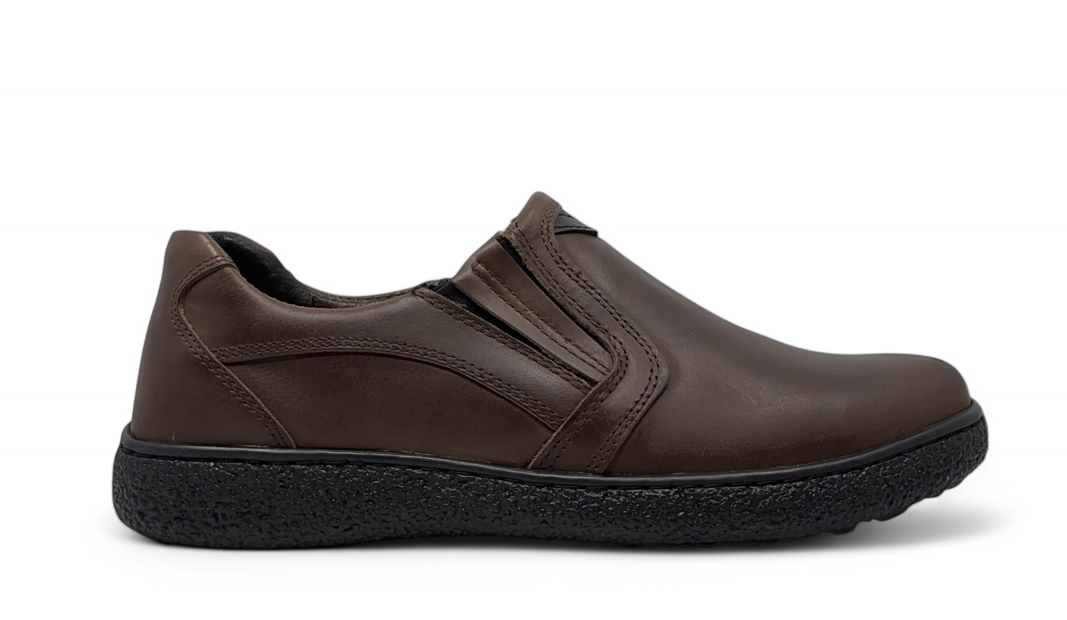 Pánské nazouvací polobotky Polbut model 2133P přírodní kůže, velikost 40