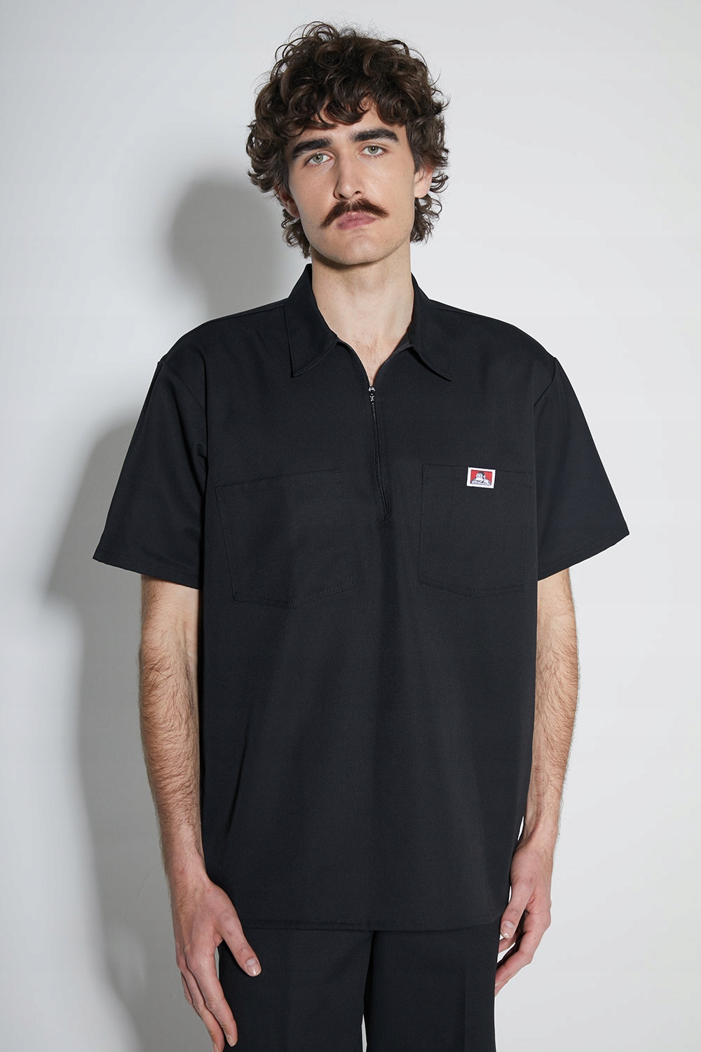 Košile Ben Davis Solid 1/2 Zip