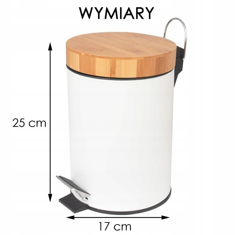 KOSZ NA ŚMIECI + STOKAJ NA PAPIER ZESTAW ŁAZIENKOWY Marka Yoka Home