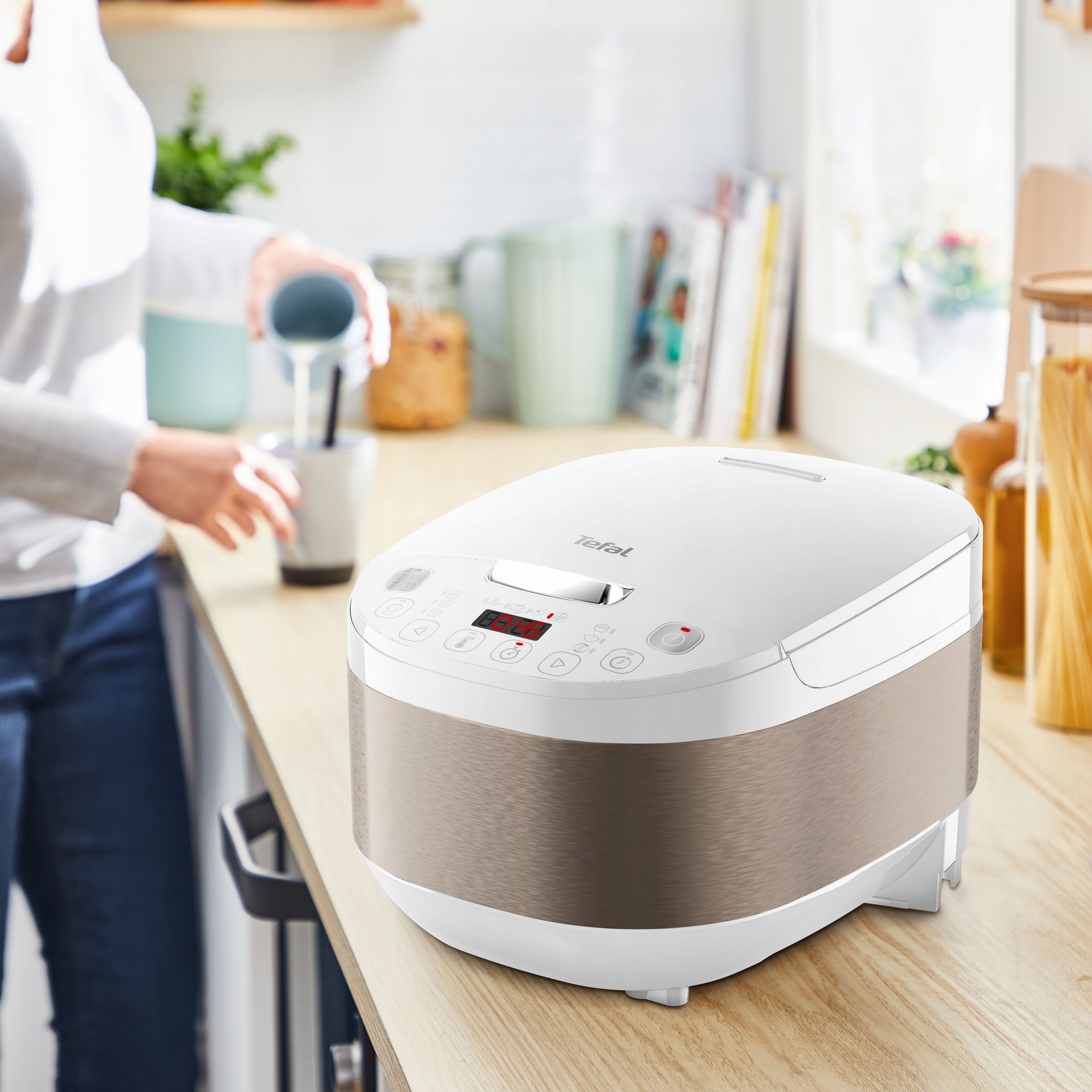 Multicooker TEFAL SimplyCook Plus RK6221E1 12w1 4l koszyk Marka Tefal