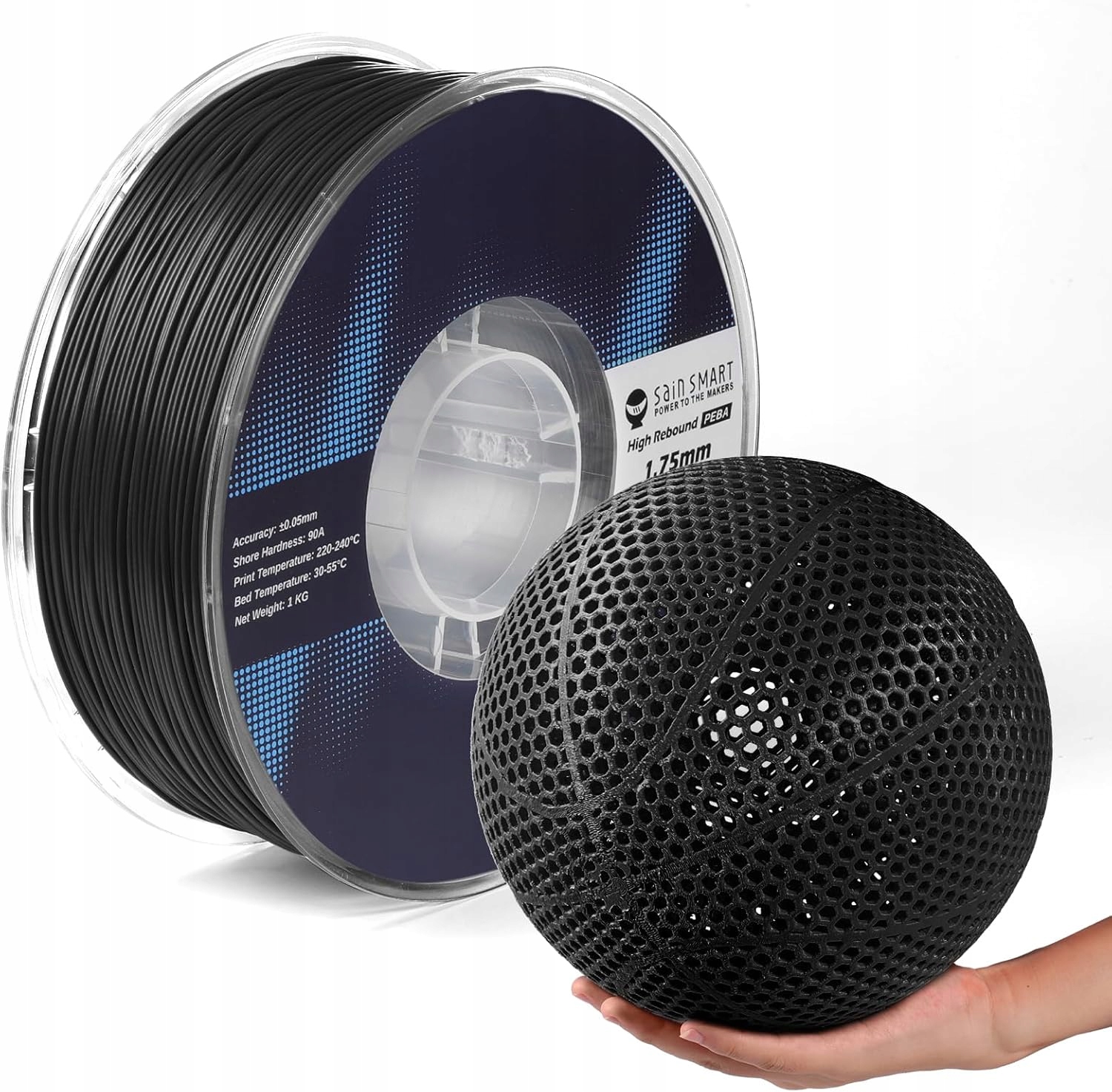 Filament Peba 90A Flexibilní 1.75MM 1KG Pro 3D Tiskárnu