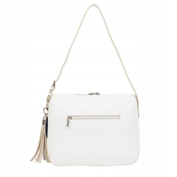 DOCA BIAŁA TOREBKA DAMSKA NA RAMIĘ LOGO EKO SKÓRA Marka inna