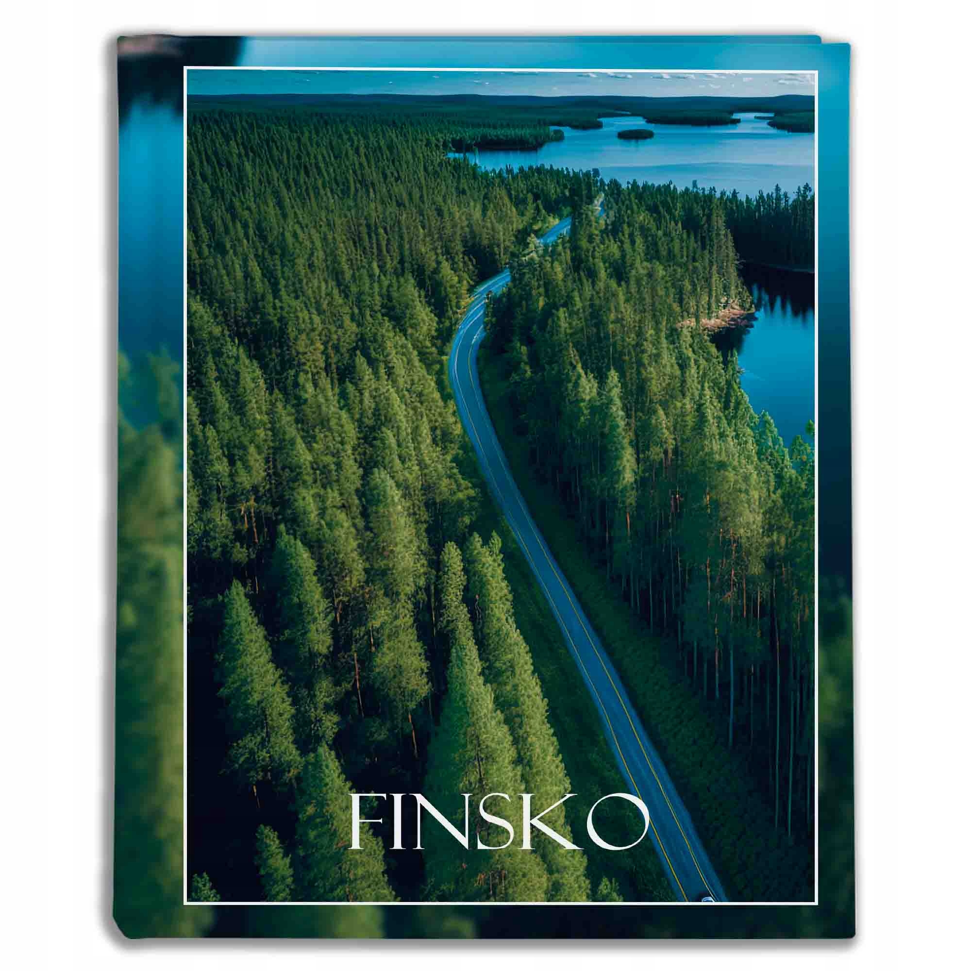 Tradiční album na fotografie se 100 černými listy 19,5x26 cm Finsko 618(cz)