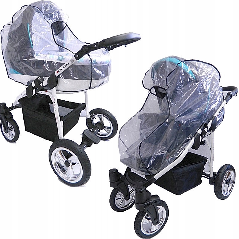 Folia Przeciwdeszczowa do SPACERÓWKI I GONDOLI 2W1 Marka ALB