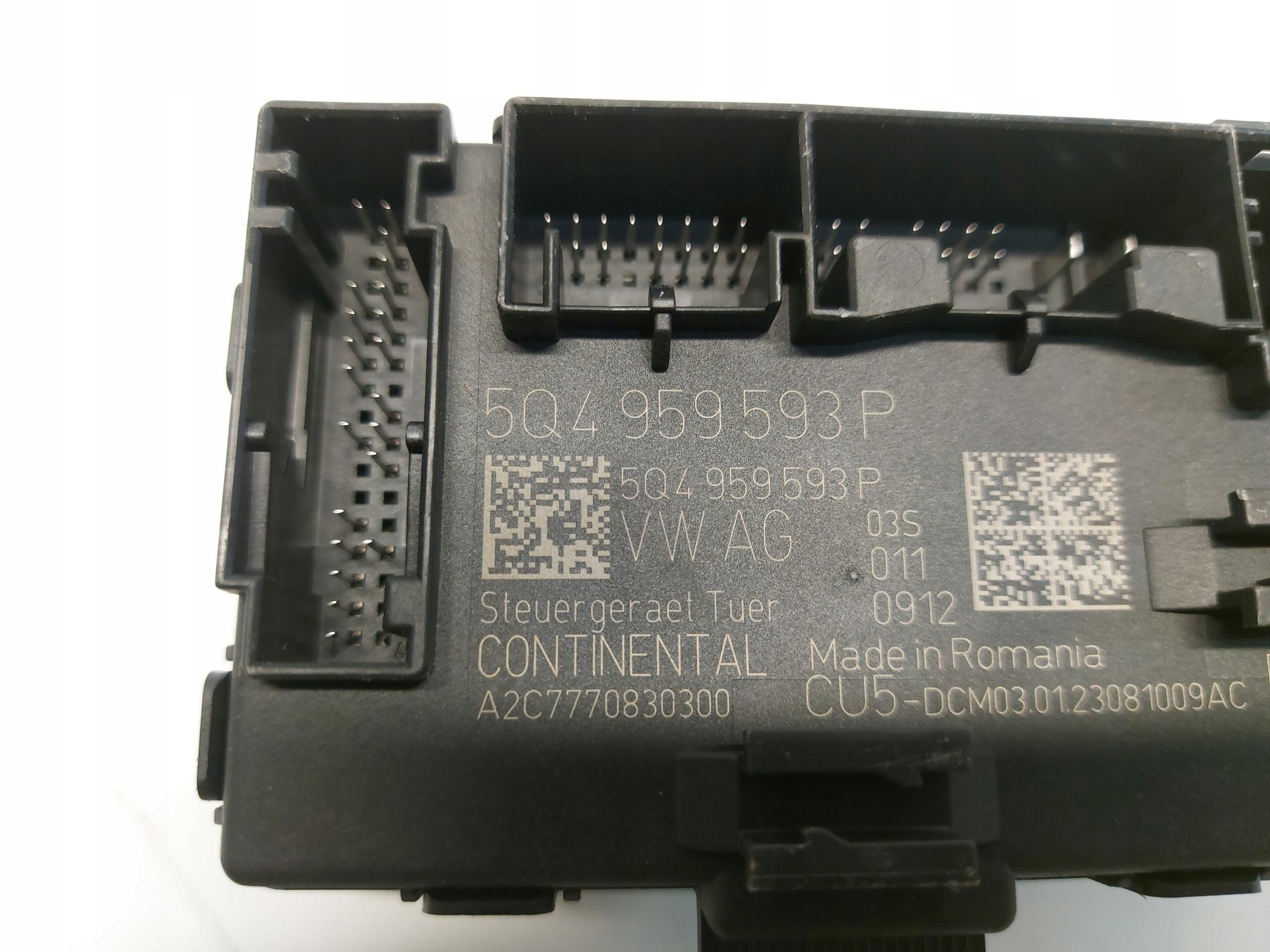 CUPRA FORMENTOR 5FF module control unit door 5Q4959593