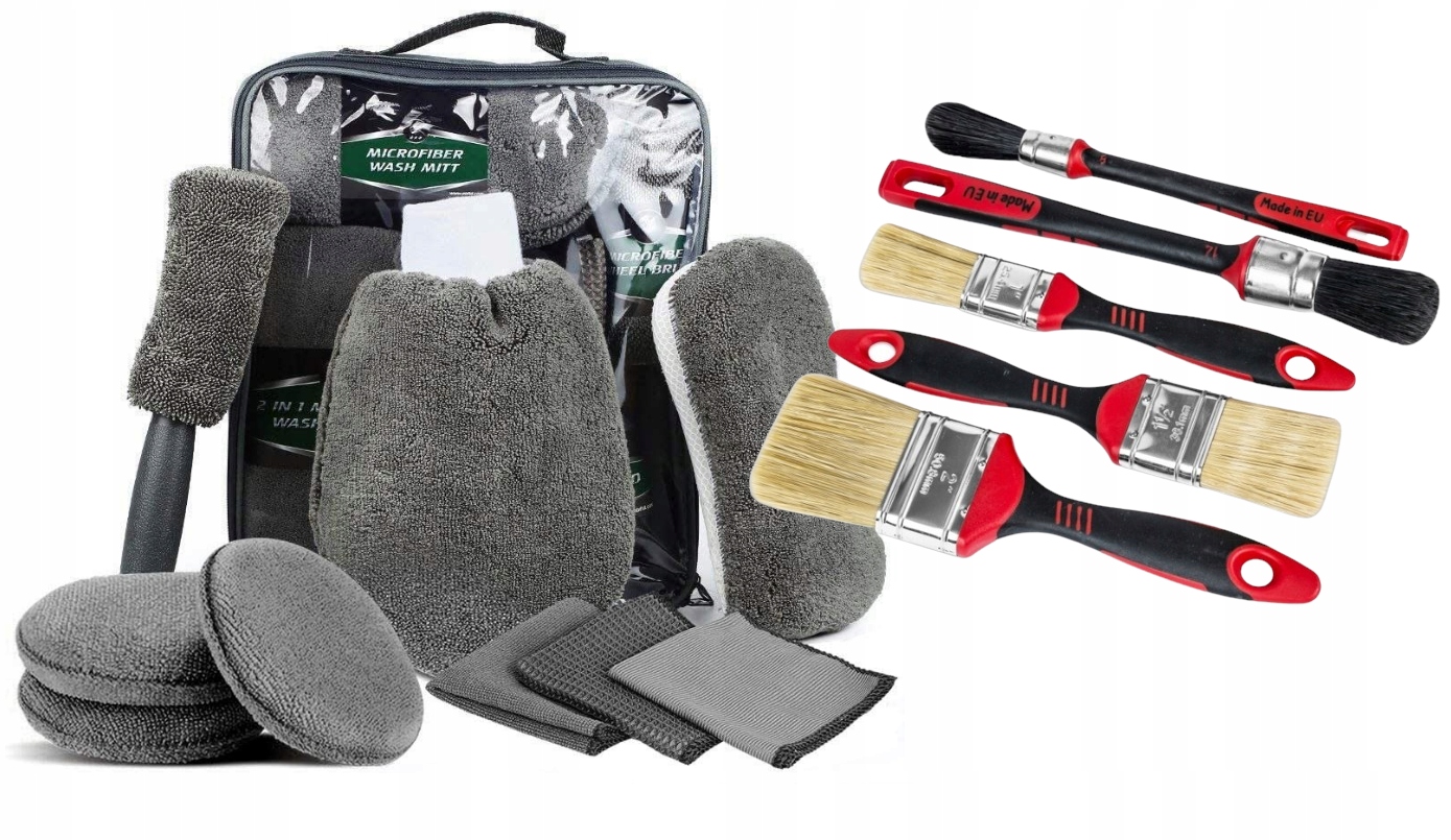 Sada Na Mytí Auta Detailing Štětce