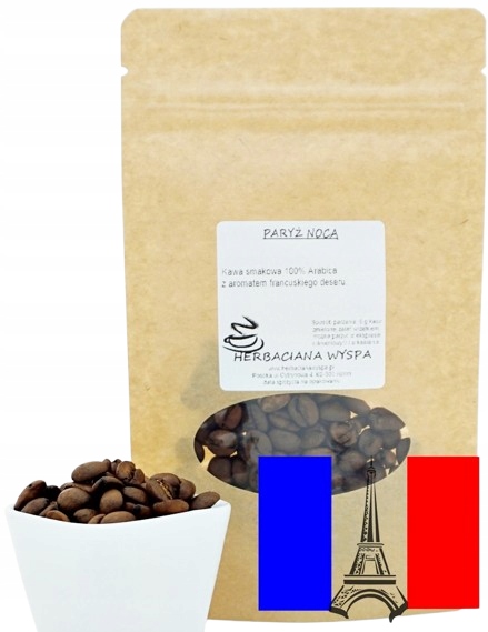 Káva „Paříž v noci“ 100% Arabica čerstvě pražená Mletí na vyžádání 500 g