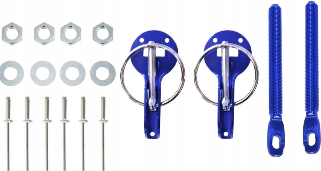 ZAPINKI MASKI KOMPLET UNIWERSALNE NIEBIESKIE EPMAN