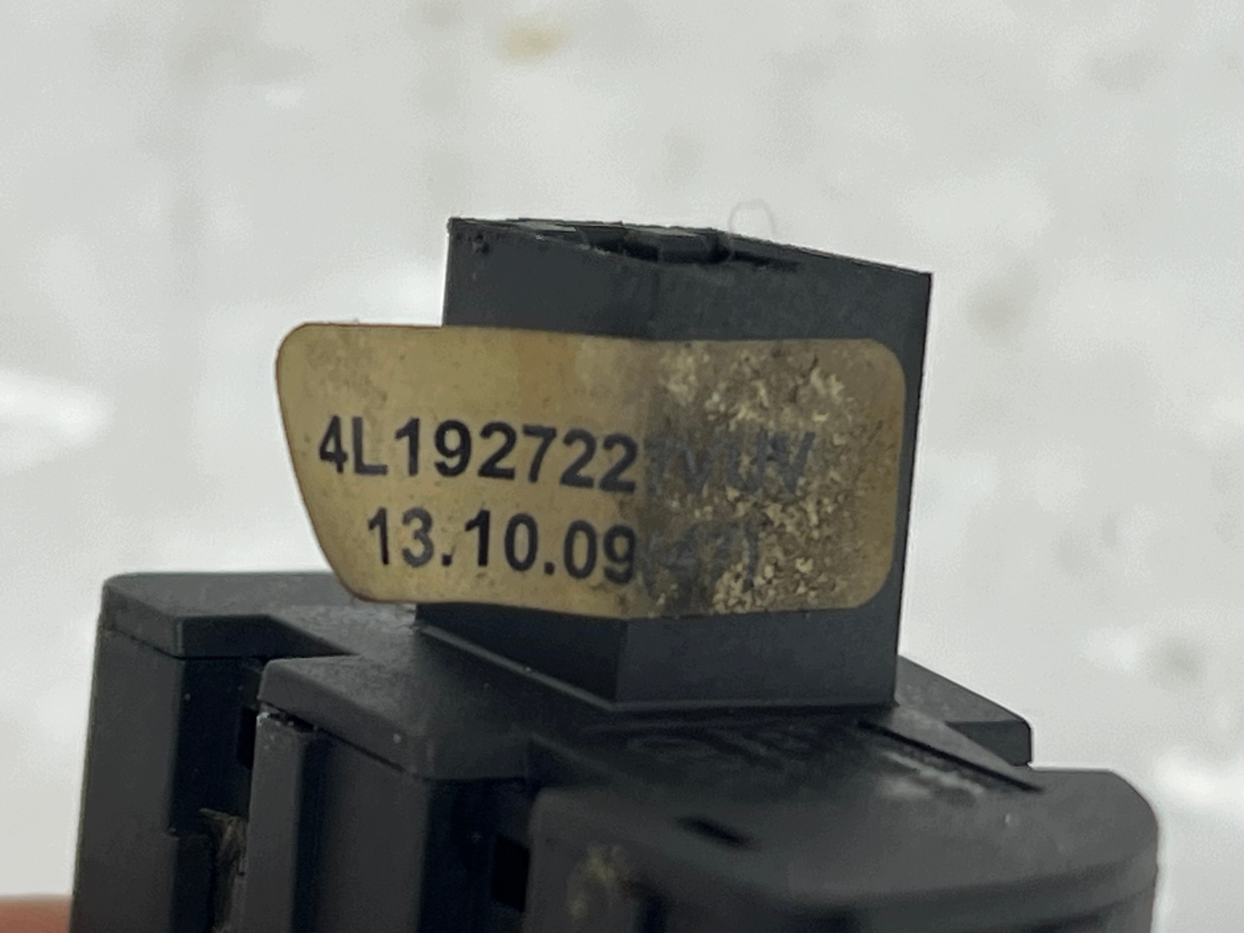 switch passenger compartments AUDI Q7 4L A6 C6 LIFT 4L1927227