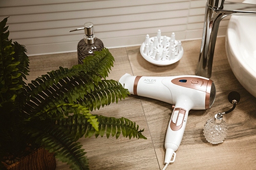 Suszarka AD 2248 2200W ION + dyfuzor Biała Profesjonalna