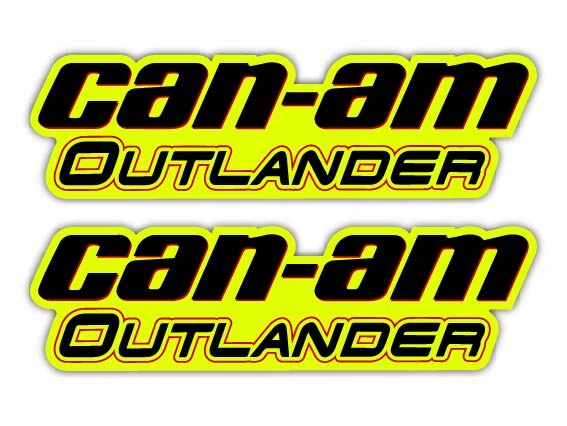 Samolepky nálepka Can-Am Outlander sada Fluo