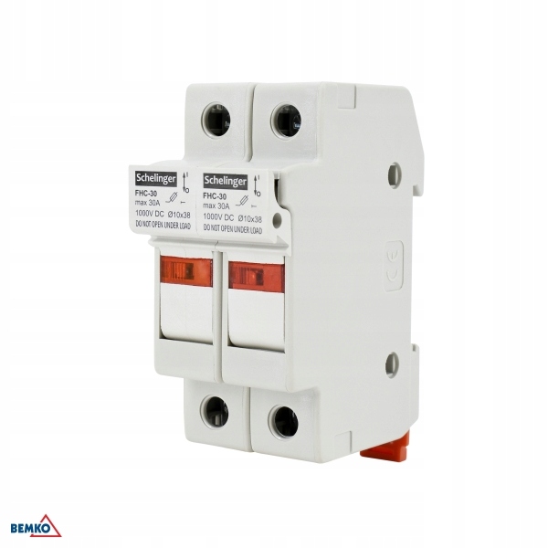 

Podstawa Bezpiecznikowa 2P 10x38 1000VDC 32A Kontr