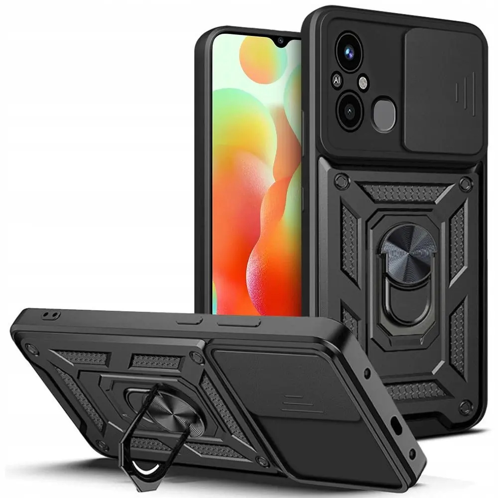 Etui Tech- Protect CamShield Pro na Xiaomi Redmi 12C czarne Tech- Protect