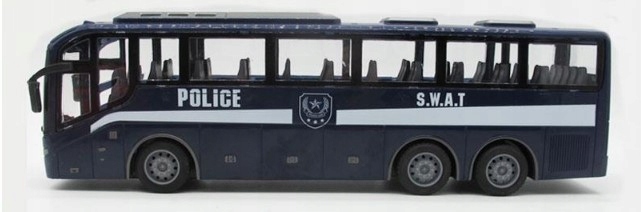 Autobus Policja Bus Zdalnie sterowany QH866-4 Model Policja