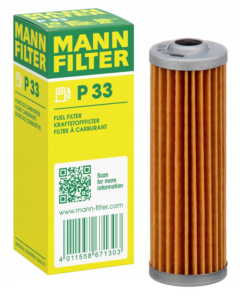 Mann-Filter P 33 Palivový filtr