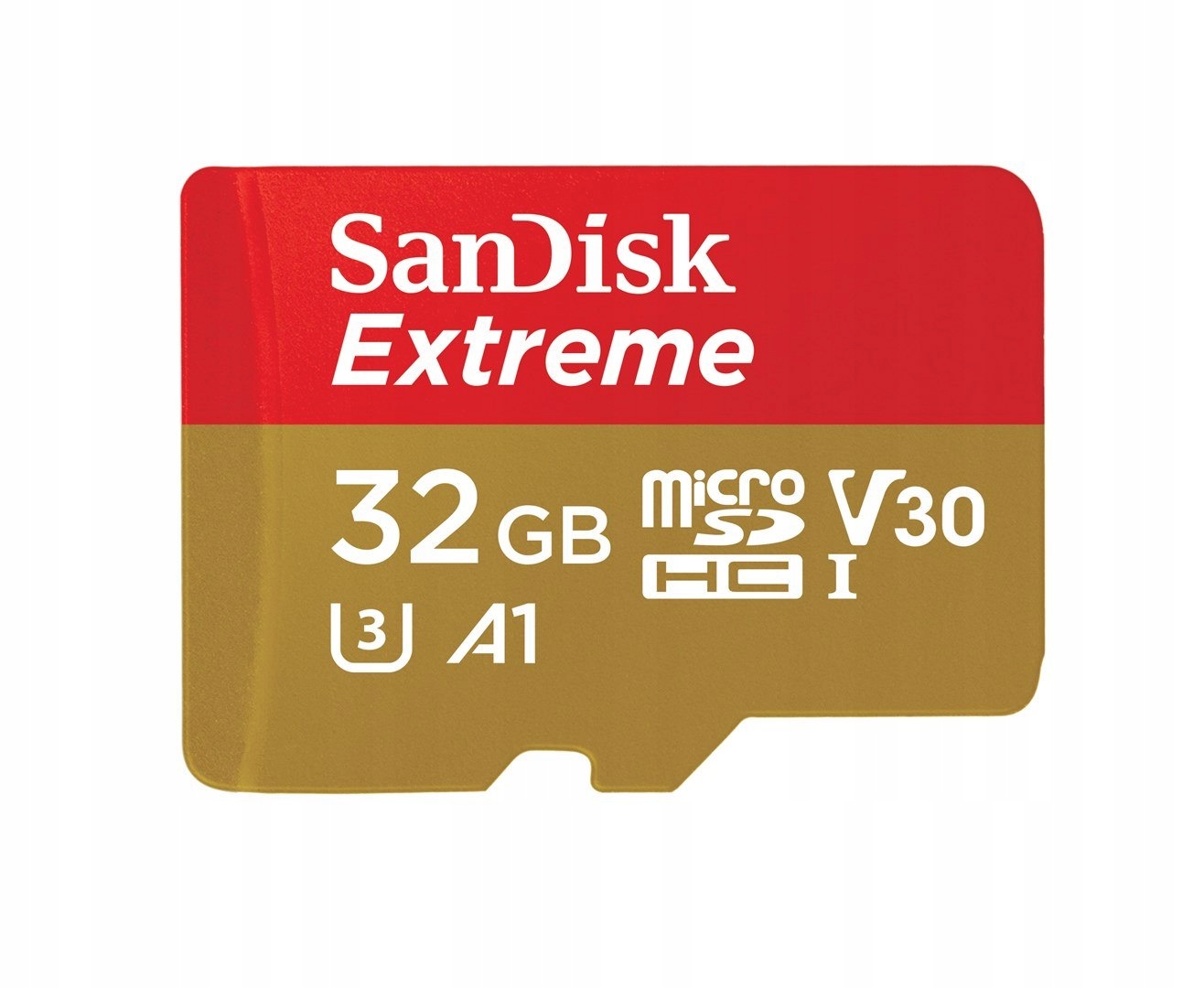 Paměťová karta SanDisk Extreme SDSQXAF-032G-GN6AA (32 Gb; třída U3; adaptér,