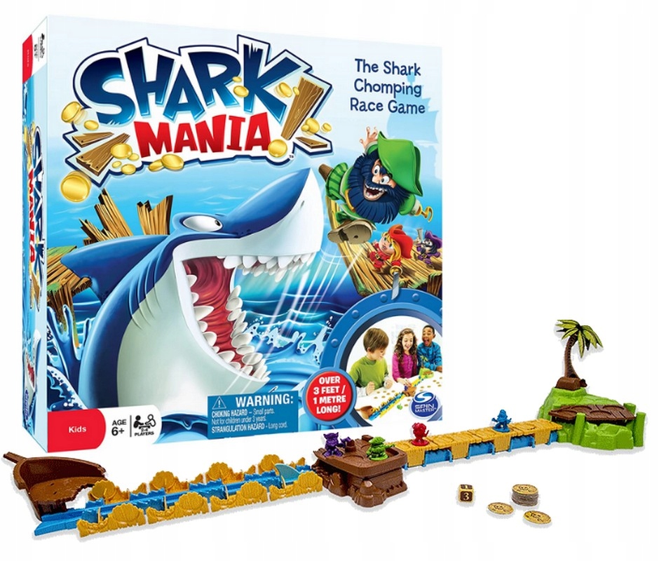

Gra Planszowa Sharkmania zabawna dla całej rodziny