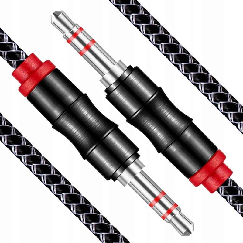 

Kabel 1,5M Aux Mini Jack 3,5MM Oplot Mocny