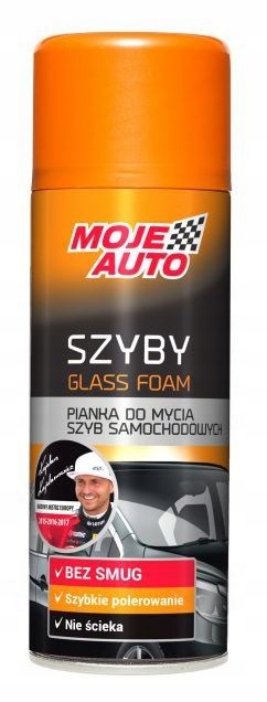 

Pianka Do Mycia Szyb Samochodowych 400ml Moje Auto