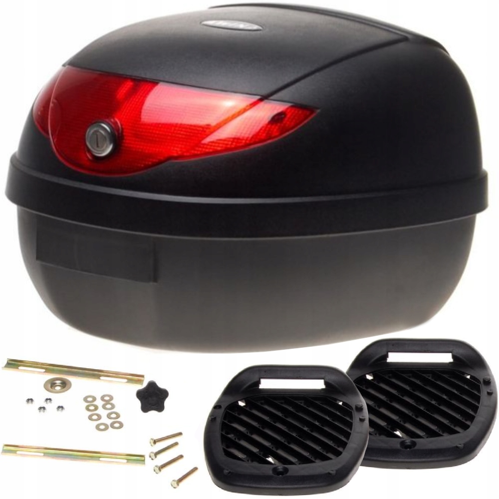 KUFER BAGAŻNIK NA KASK ODPINANY SKUTER ZIPP ROMET PŁYTA HOMOLOGACJA DUŻY