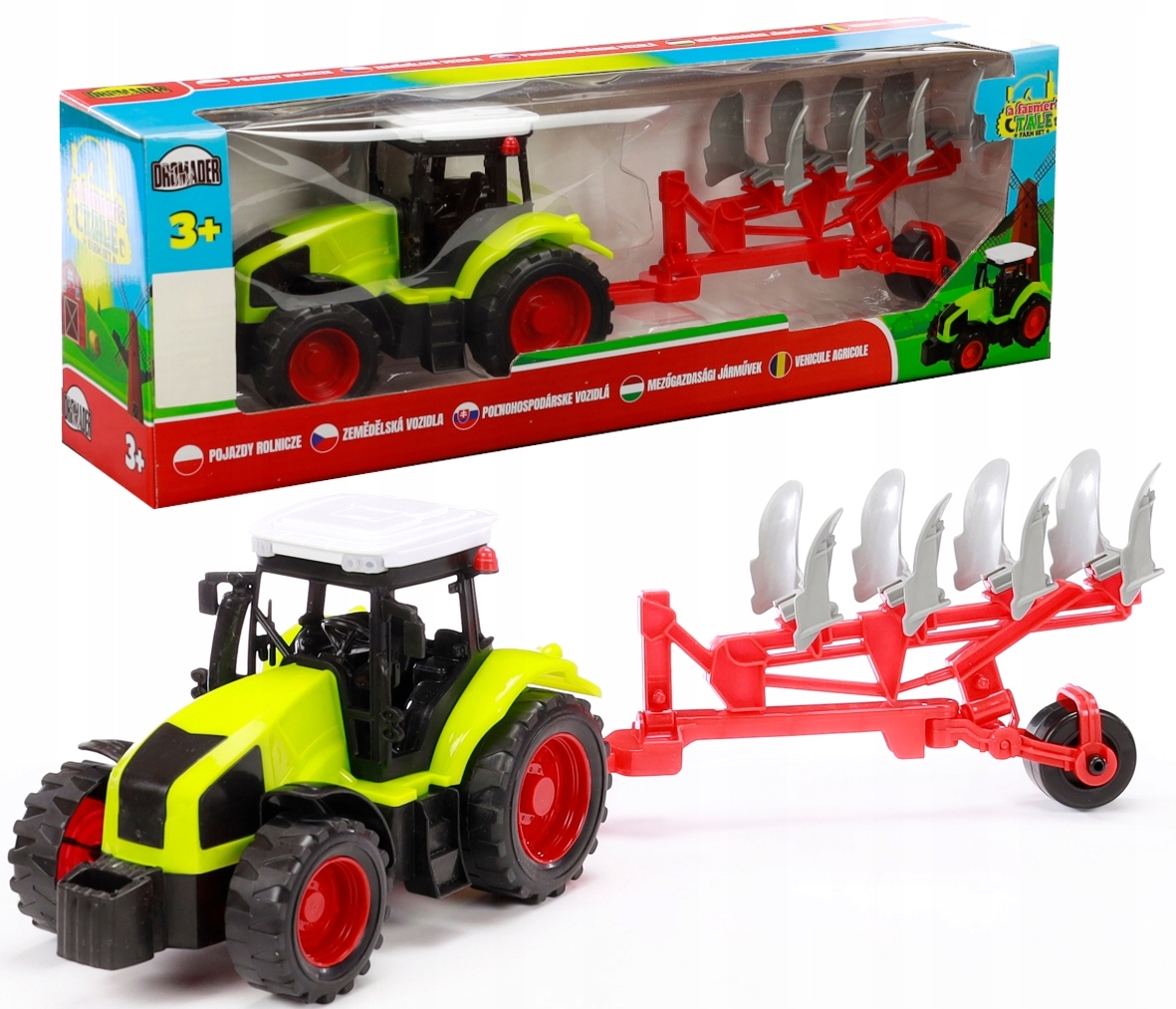 

Traktor Naczepa Brony Farma Maszyna Rolnicza Napęd
