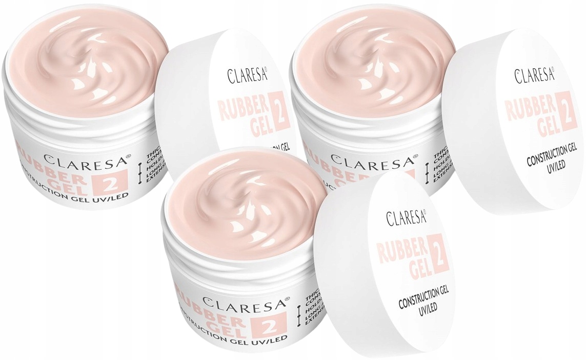 Żel Budujący Rubber 2 Claresa Formuła z pamięcią cieczy