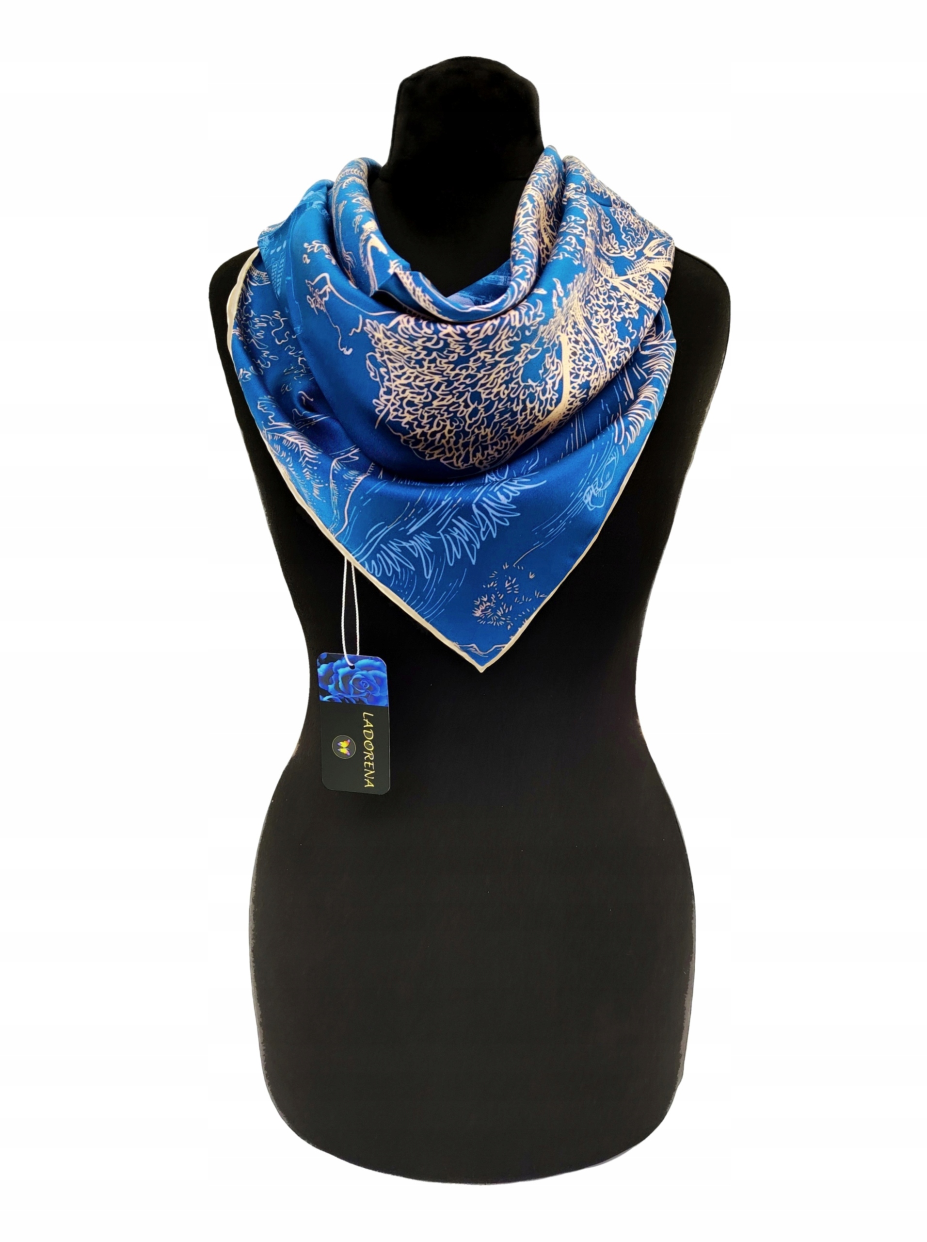 Hedvábný Šátek 100% Přírodní Morušový Hedvábí, Prémiová Kvalita+