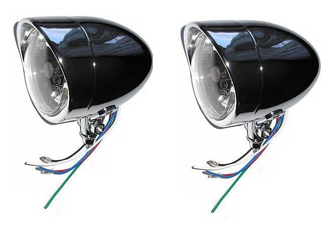 LP-004-P - Лампа LIGHTBAR хром козырек 4 дюйма металл H4