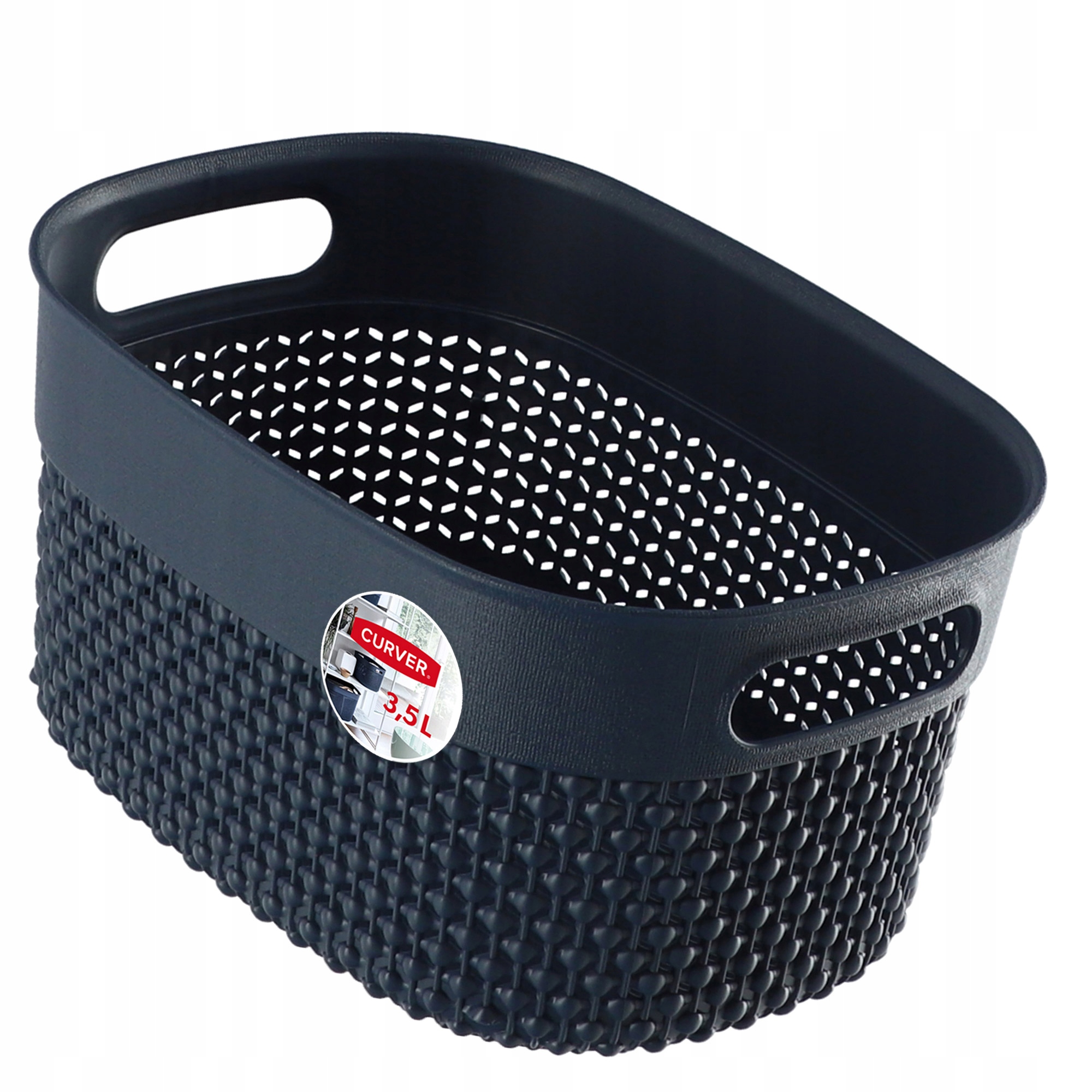 

Curver Pojemnik Koszyk 3,5L Organizer Granat Eko