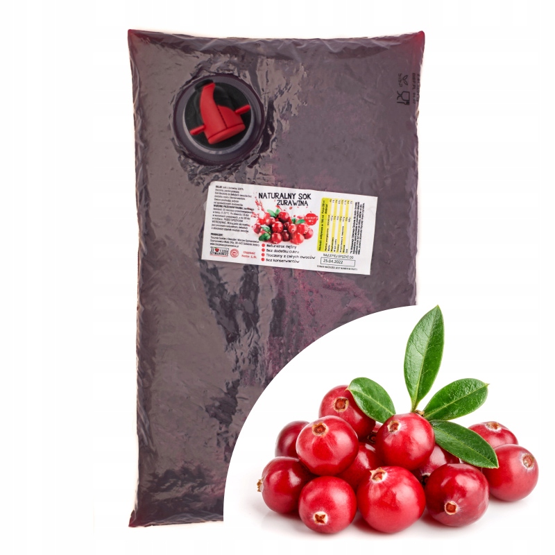 

Sok z Żurawiny 100% Żurawinowy Nfc naturalny 1,5l