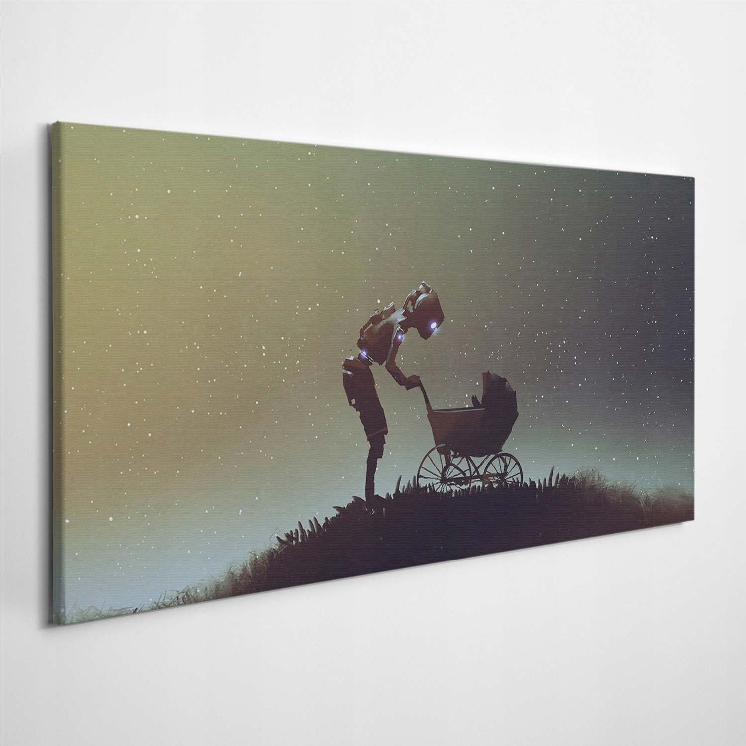 

Foto-obraz na płótnie Mały Robot Dziecko 120x60 cm
