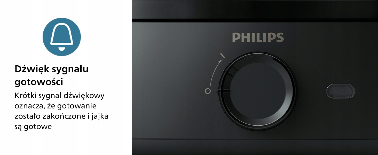 Jajowar Philips HD9137 czarny Urządzenie do gotowania jajek 400W Model HD9137/90