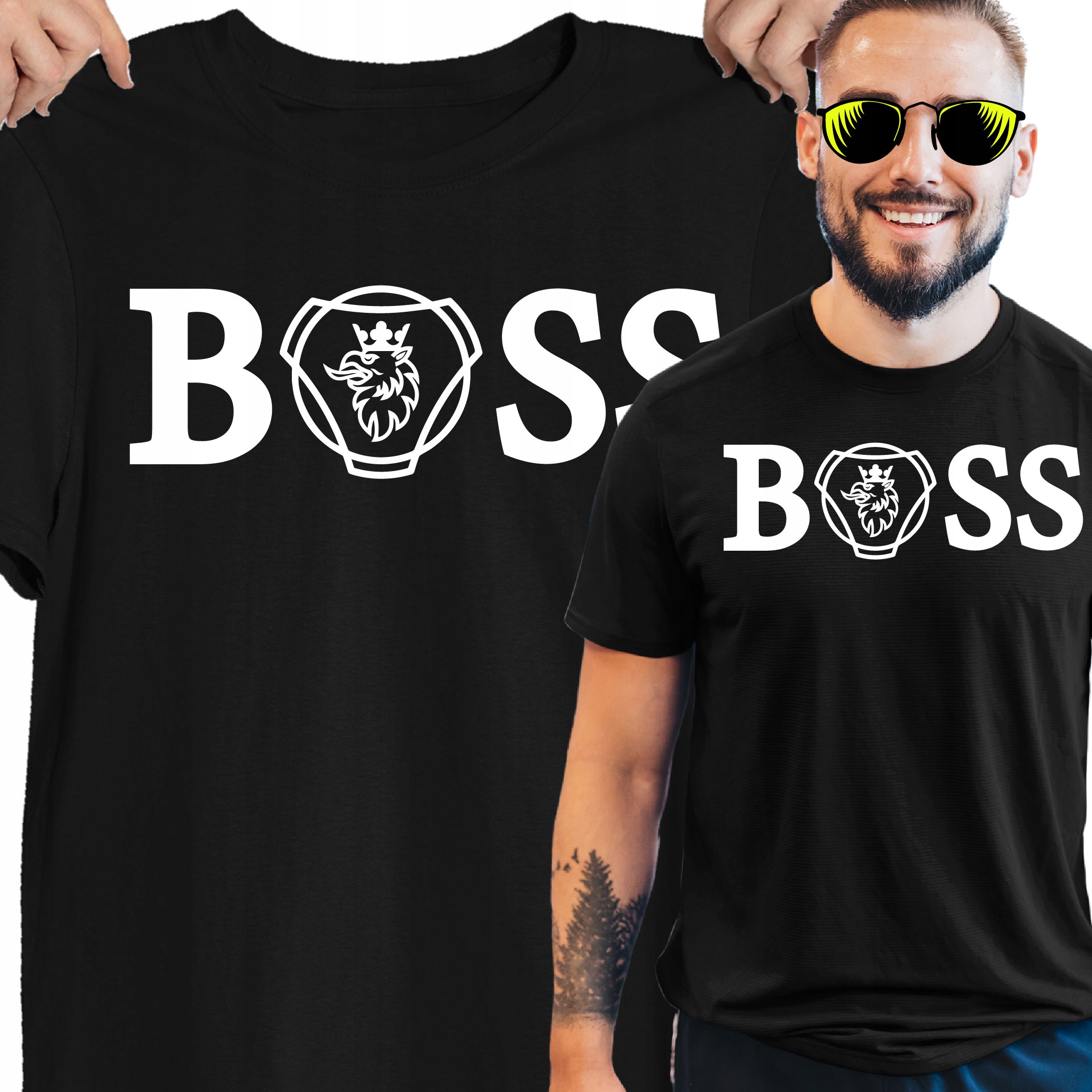 

Scania Boss Koszulka Szef Kierowca Ciężarówki Tira