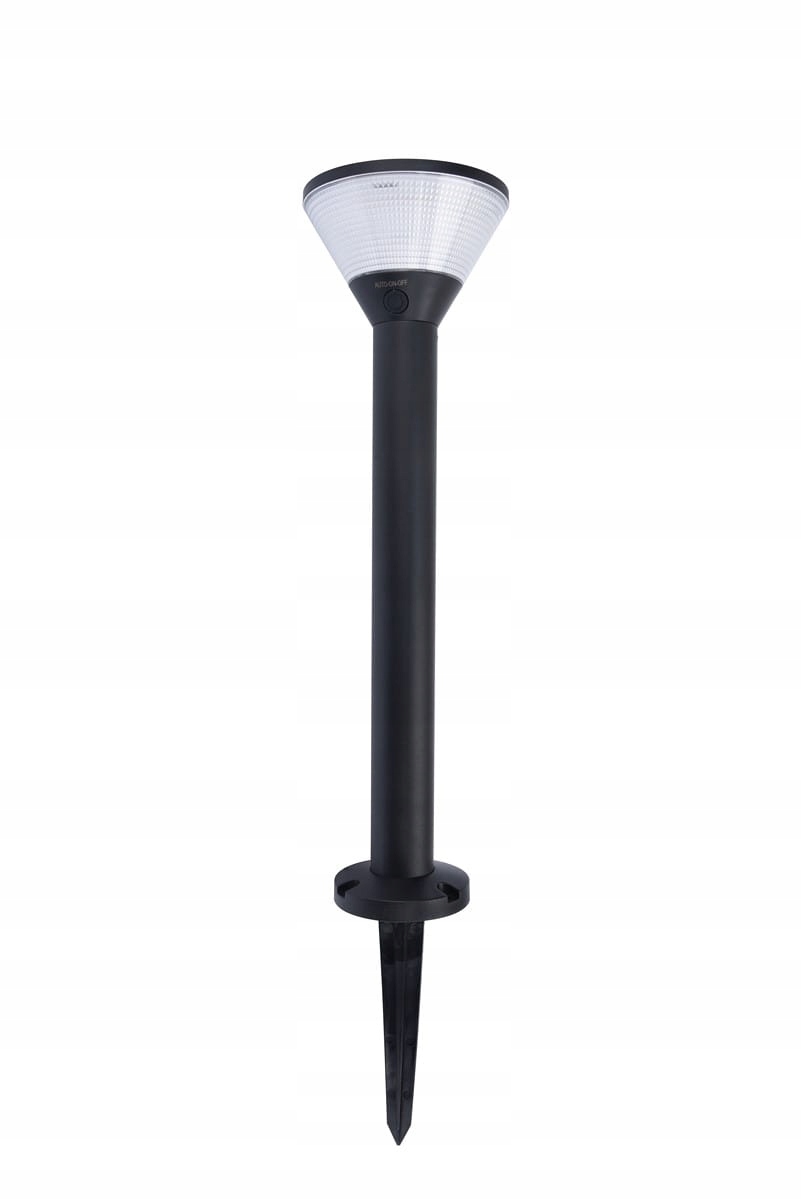 Vonkajšia zatĺkacia Led záhradná lampa čierna variabilná farba 35 cm Lutec