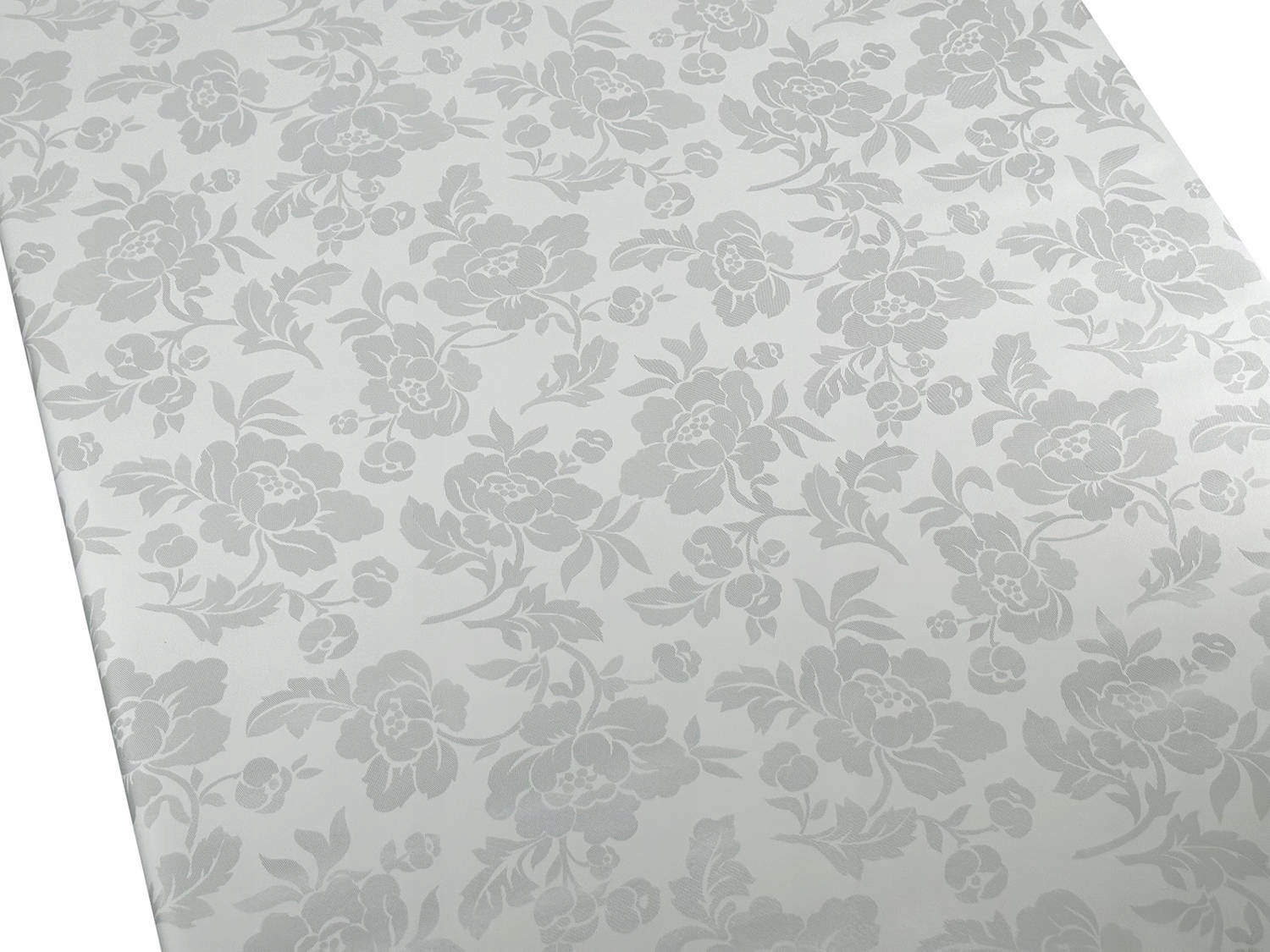 Cerata Obrus Ceratowy Szare Kwiaty x 200x140 cm Długość 200 cm