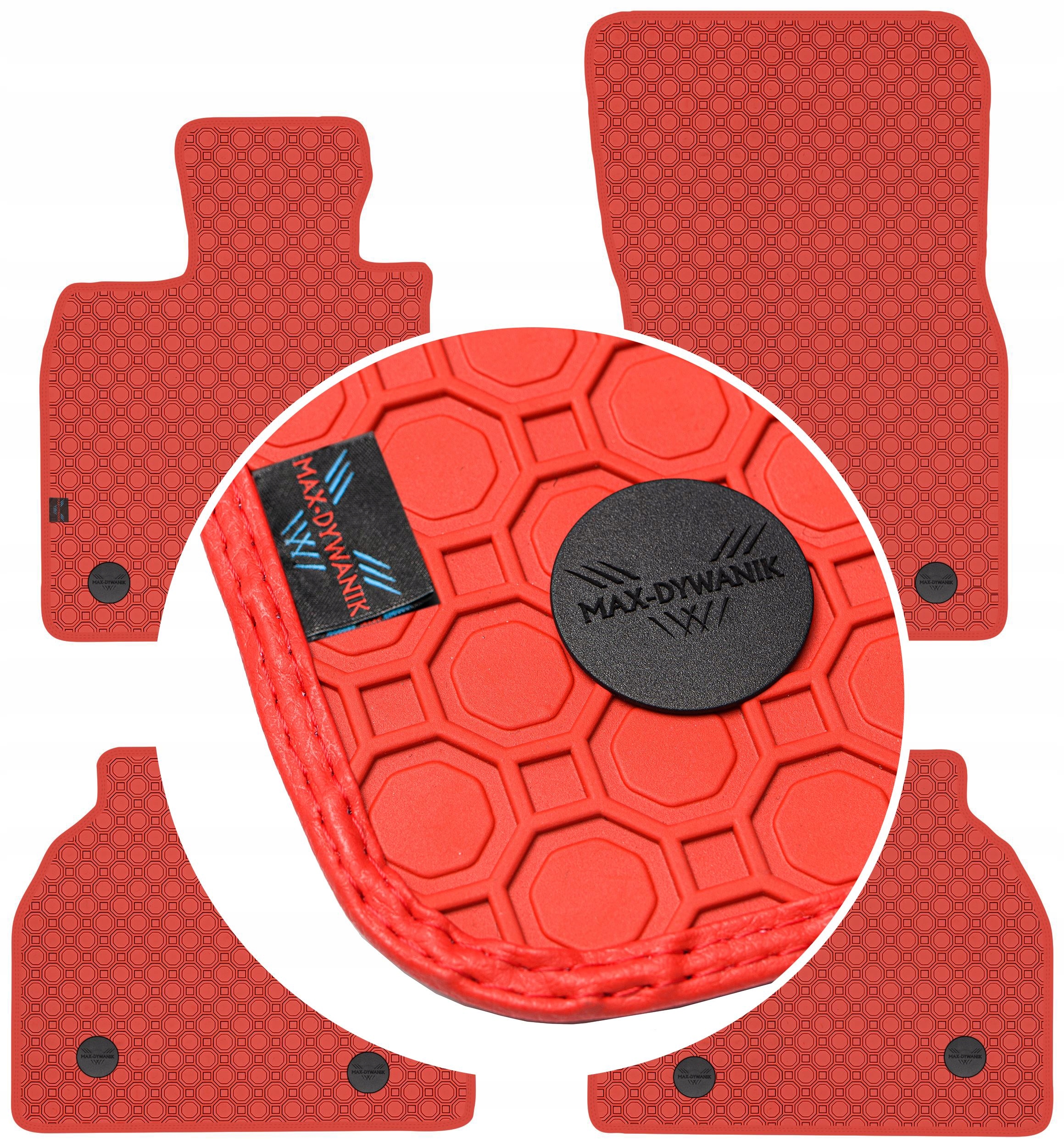 Bmw 5 F07 Gt 2008-2017 Koberce Červené