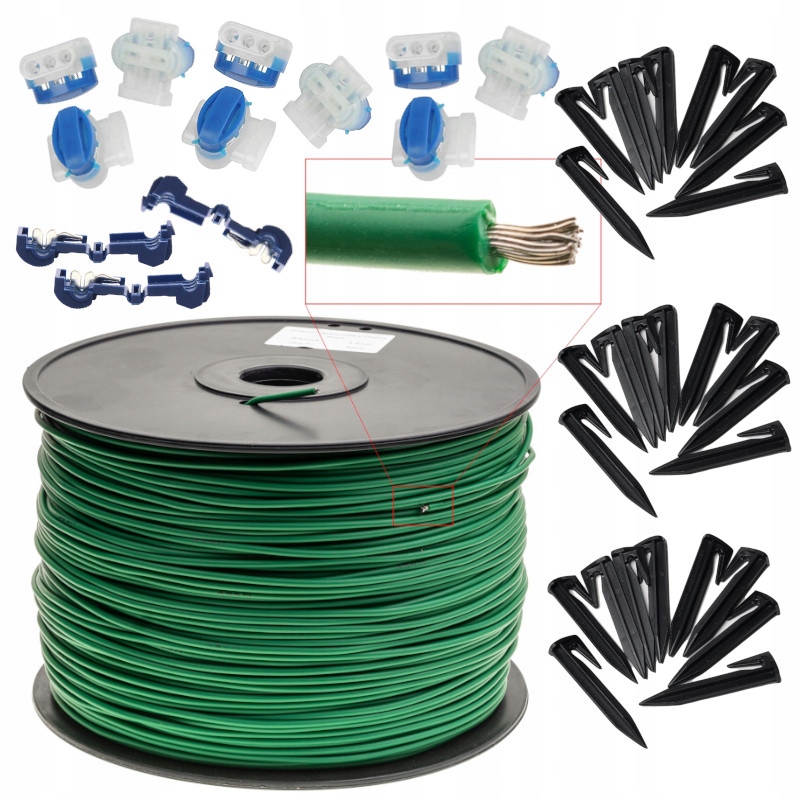 Przewód kabel ograniczający Zestaw instalacyjny kosiarki robota 500m 3,4mm