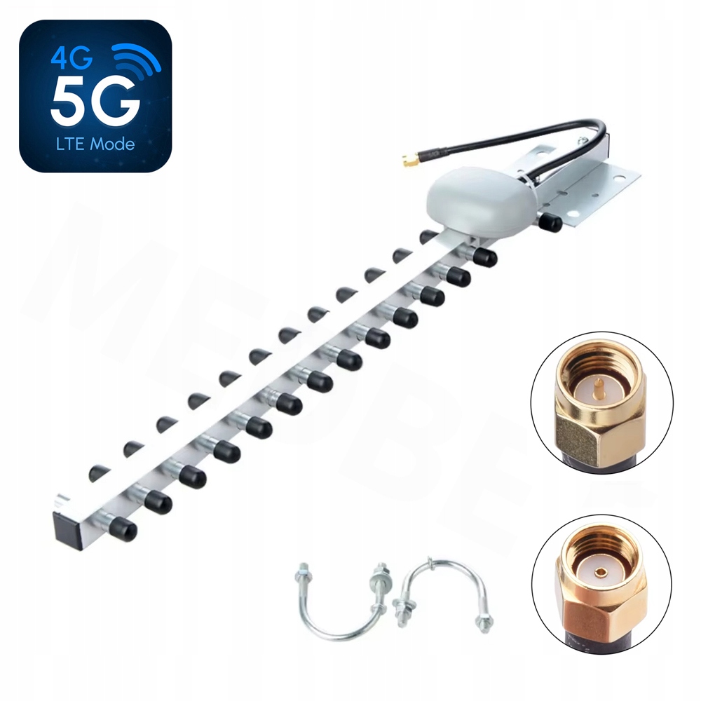 ANTENA ZEWNĘTRZNA GSM Wi-Fi LTE 3G 4G 5G Wi-Fi WTYK SMA DO MODEMÓW ROUTERÓW