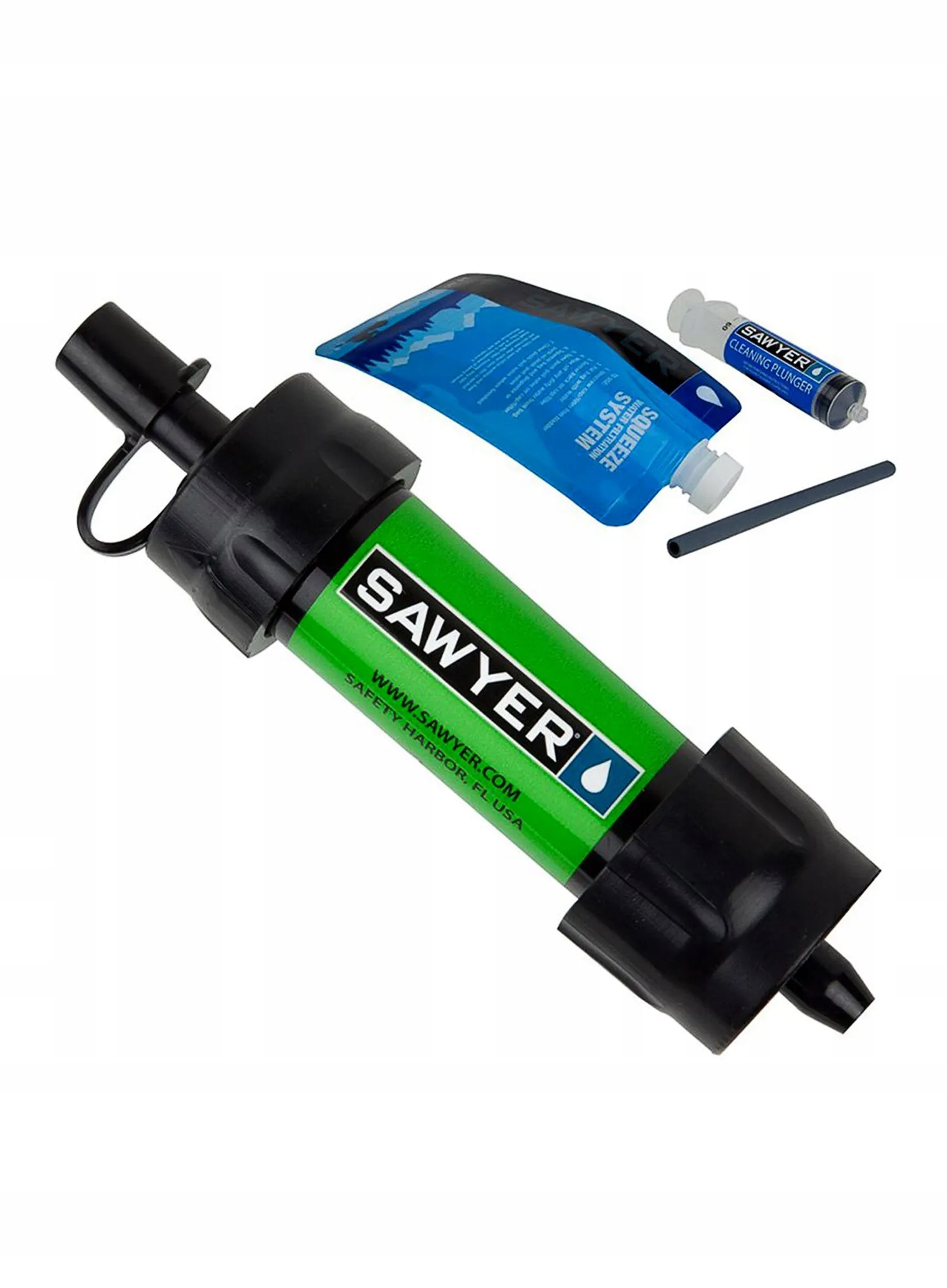 Turistický filtr Sawyer Mini Water Filtration System zelený