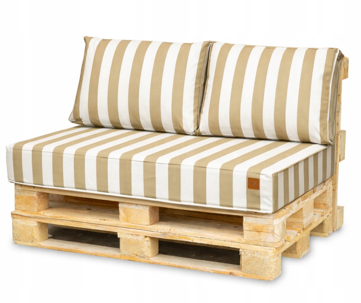 Polštáře Set na euro palety nábytek polštáře Voděodolné 120x80x15