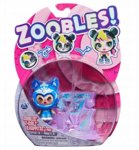 

Laleczka Zoobles 1pak Z-Girlz Lodowa Niebieska