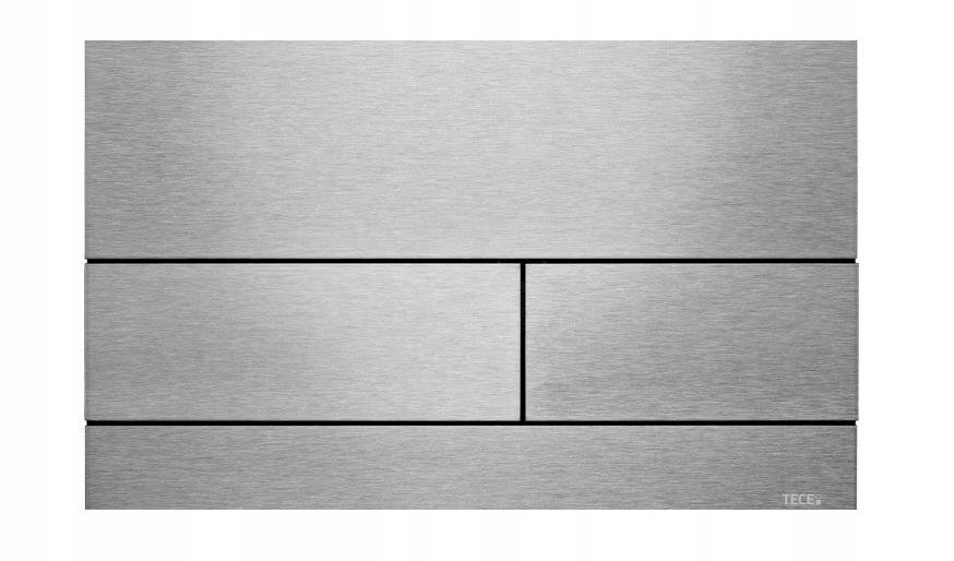 TECEsqaure II – splachovací tlačítko pro Wc ocel kartáčovaná Tece 9240830