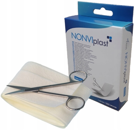 

Plaster Włókninowy Z Opatrunkiem 8cmx1m 1szt